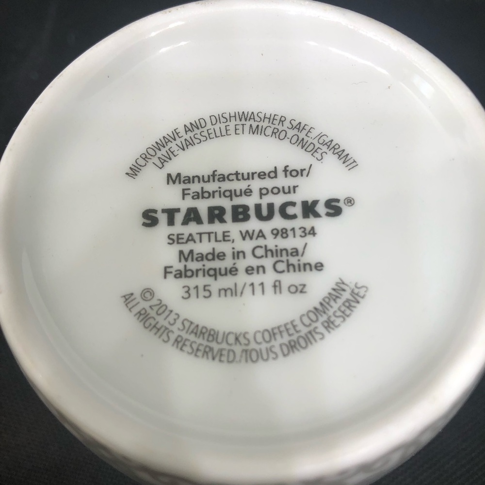 Starbucks Grey Patterned Mug - Picture 4 of 4